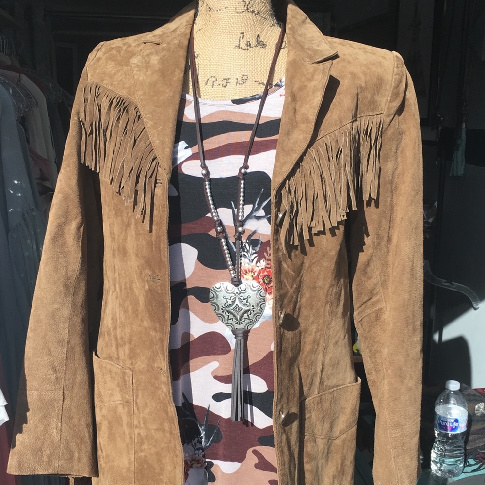 Denim and Company Suede Blazer